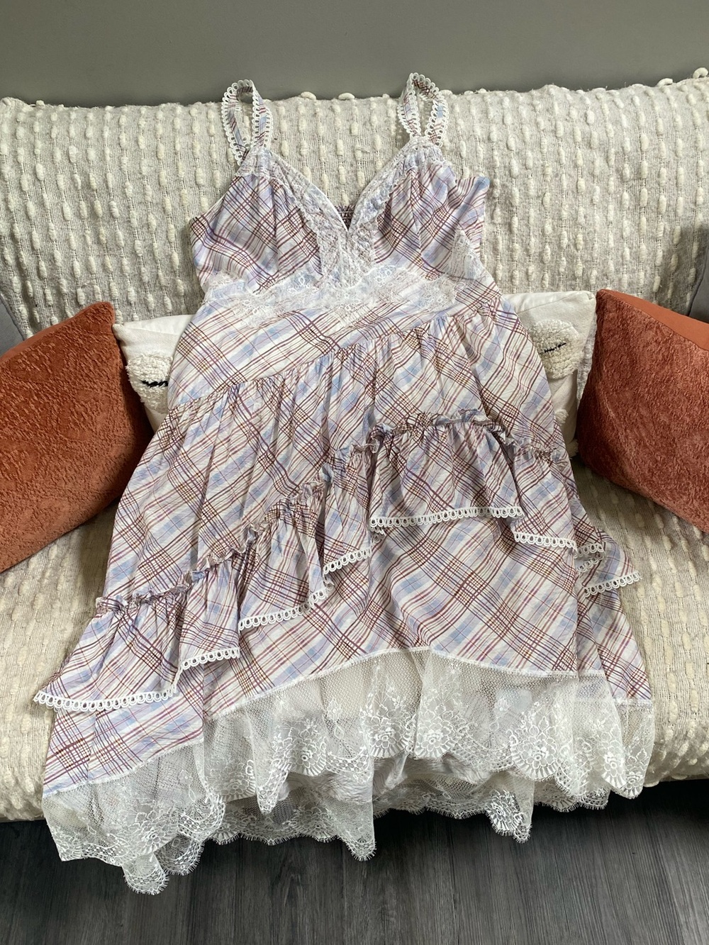 {Anthropologie} The Bobbi Tiered Lace Dress - Picture 7 of 14